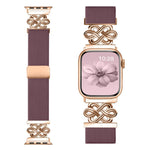 Pulseira de Relógio xDfind com Fecho Magnético em Nylon Trançado Nó Chinês, Para Apple Watch 42 / 44 / 45 / 46 / 49mm, Para Apple Watch 38 / 40 / 41 / S11 42mm