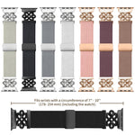 Pulseira de Relógio xDfind com Fecho Magnético em Nylon Trançado Nó Chinês, Para Apple Watch 42 / 44 / 45 / 46 / 49mm, Para Apple Watch 38 / 40 / 41 / S11 42mm