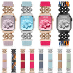 Pulseira de Relógio xDfind com Fecho Magnético em Nylon Trançado Nó Chinês Arco-íris, Para Apple Watch 42 / 44 / 45 / 46 / 49mm, Para Apple Watch 38 / 40 / 41 / S11 42mm