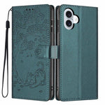 Capa de telemóvel em pele vegana com relevo de gato na árvore e fecho de aba, Para iPhone 16 Pro, Para iPhone 16 Plus, Para iPhone 16, Para iPhone 15 Pro Max, Para iPhone 15 Pro, Para iPhone 15 Plus
