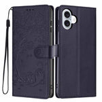 Capa de telemóvel em pele vegana com relevo de gato na árvore e fecho de aba, Para iPhone 16 Pro, Para iPhone 16 Plus, Para iPhone 16, Para iPhone 15 Pro Max, Para iPhone 15 Pro, Para iPhone 15 Plus