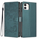 Capa de telefone em pele vegana com relevo de gato na árvore e fecho de aba, para iPhone 11 Pro