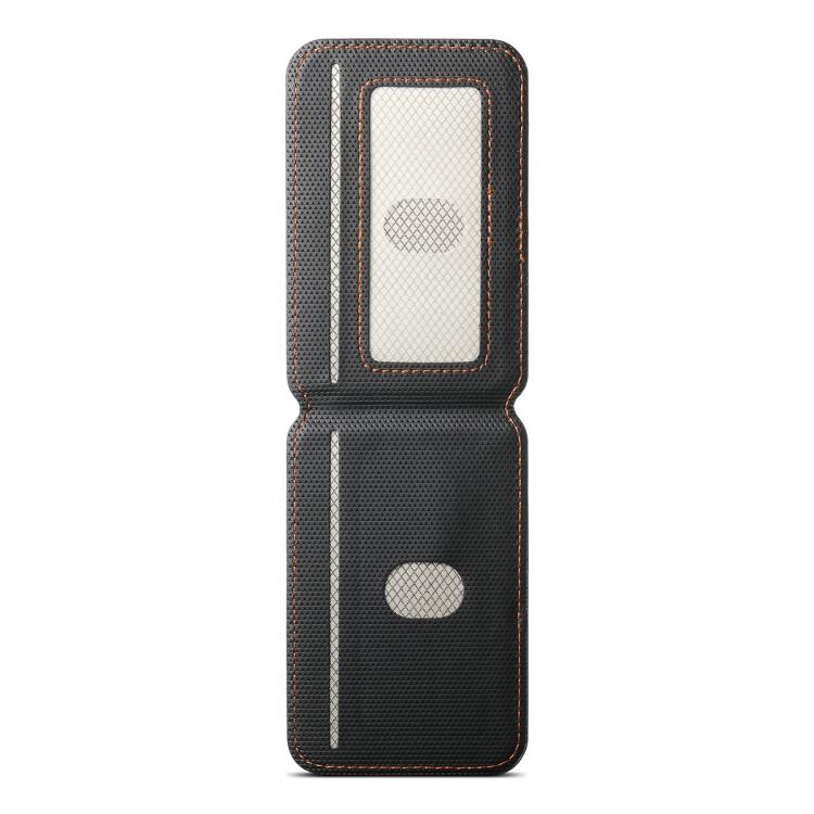 ESEBLE S3 Suporte para Cartões de Telemóvel Magnético com Blocos de Cor e Textura de Couro Sintético RFID