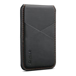 ESEBLE S3 Suporte para Cartões de Telemóvel Magnético com Blocos de Cor e Textura de Couro Sintético RFID