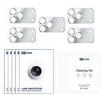 XDcase 5pcs Protetor de Lente da Câmara Oco em Liga de Titânio, Para iPhone 17 Pro Max, Para iPhone 17 Pro