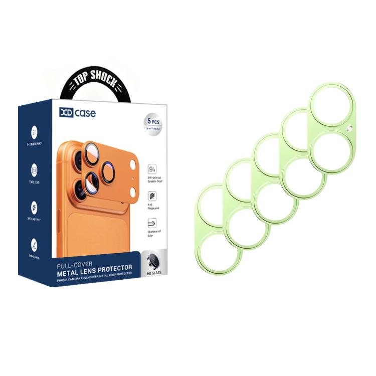 XDcase 5pcs Protetor de Lente da Câmara Oco em Liga de Titânio, Para iPhone 17