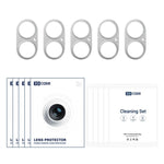 XDcase 5pcs Protetor de Lente da Câmara Oco em Liga de Titânio, Para iPhone 17