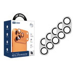 XDcase 5pcs Filme de Anel Metálico Fosco Armor de Cobertura Total para Lente da Câmara, Para iPhone 17