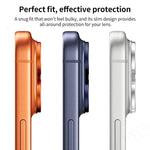 XDcase 5pcs Filme de Anel Metálico Fosco Armor de Cobertura Total para Lente da Câmara, Para iPhone 17