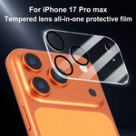 XDcase 5pcs Filme de Vidro Temperado Integrado com Serigrafia para Câmara Traseira, Para iPhone 17 Pro Max, Para iPhone 17 Pro, Para iPhone 17, Para iPhone Air