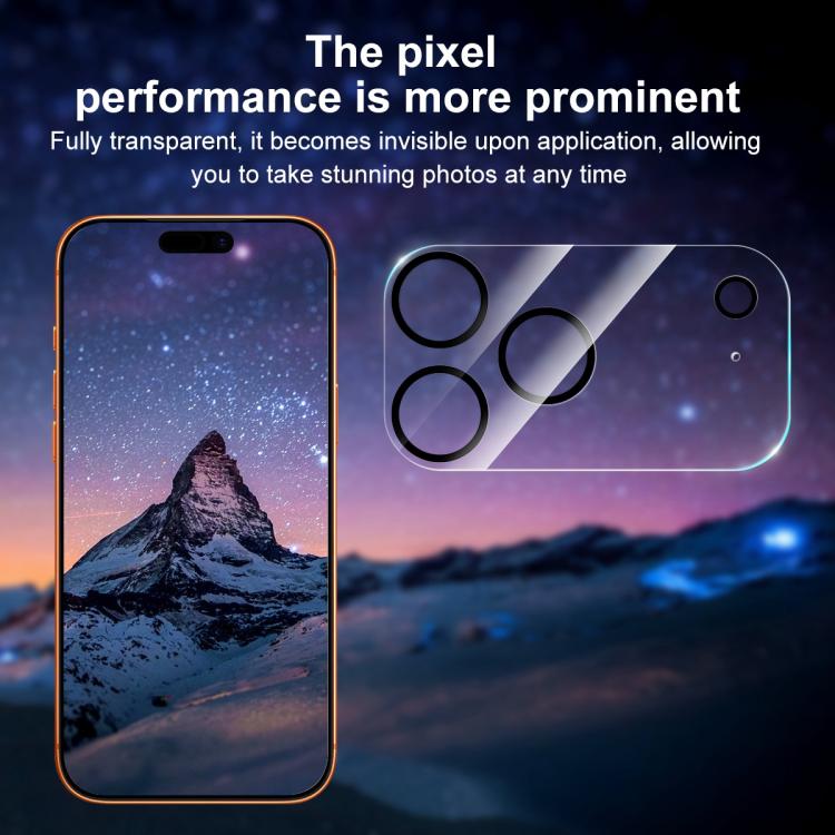 XDcase 5pcs Filme de Vidro Temperado Integrado com Serigrafia para Câmara Traseira, Para iPhone 17 Pro Max, Para iPhone 17 Pro, Para iPhone 17, Para iPhone Air