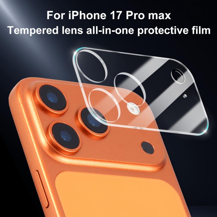 XDcase 5pcs Filme de Vidro Temperado Integrado Transparente para Câmara, Para iPhone 17 Pro Max, Para iPhone 17 Pro, Para iPhone 17, Para iPhone Air