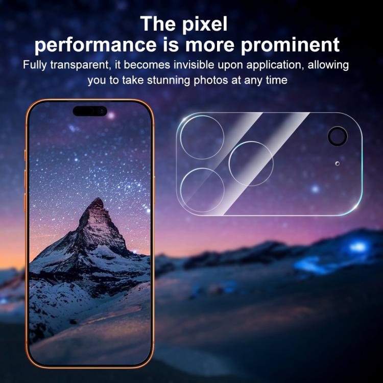 XDcase 5pcs Filme de Vidro Temperado Integrado Transparente para Câmara, Para iPhone 17 Pro Max, Para iPhone 17 Pro, Para iPhone 17, Para iPhone Air
