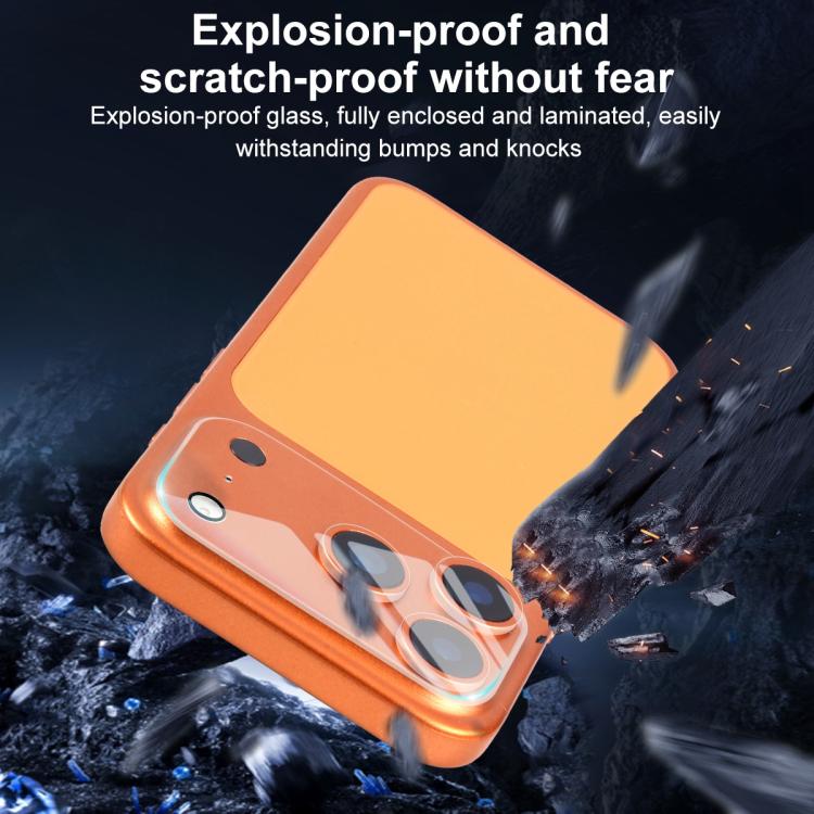 XDcase 5pcs Filme de Vidro Temperado Integrado Transparente para Câmara, Para iPhone 17 Pro Max, Para iPhone 17 Pro, Para iPhone 17, Para iPhone Air