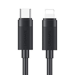 Cabo de Dados de Carregamento Rápido PD30W USAMS SJ781 USB-C / Tipo-C para 8 Pinos, 1m