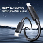 Cabo de Dados de Carregamento Rápido PD30W USAMS SJ781 USB-C / Tipo-C para 8 Pinos, 1m