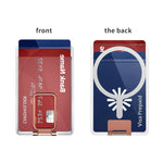 XDcase Slot Magnético para Cartão com Suporte para iPhone / Galaxy & Mais