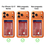 XDcase Slot Magnético para Cartão com Suporte para iPhone / Galaxy & Mais