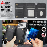 Capa de telemóvel destacável MAGKING K3 Series MagSafe RFID K3 Pro com bolsa para cartões, Para iPhone 17 Pro Max, Para iPhone 17 Pro, Para iPhone Air
