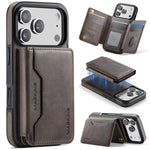 Capa de telemóvel destacável MAGKING K3 Series MagSafe RFID K3 Pro com bolsa para cartões, Para iPhone 17 Pro Max, Para iPhone 17 Pro, Para iPhone Air