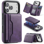 Capa de telemóvel destacável MAGKING K3 Series MagSafe RFID K3 Pro com bolsa para cartões, Para iPhone 17 Pro Max, Para iPhone 17 Pro, Para iPhone Air