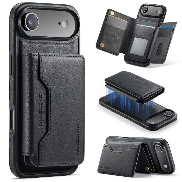 Capa de telemóvel destacável MAGKING K3 Series MagSafe RFID K3 Pro com bolsa para cartões, Para iPhone 17 Pro Max, Para iPhone 17 Pro, Para iPhone Air