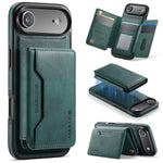 Capa de telemóvel destacável MAGKING K3 Series MagSafe RFID K3 Pro com bolsa para cartões, Para iPhone 17 Pro Max, Para iPhone 17 Pro, Para iPhone Air