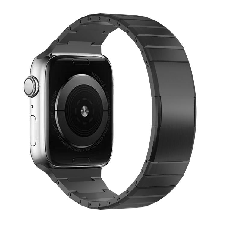 Pulseira de Relógio em Liga de Titânio com Fecho Dobradiço de Uma Conta, Para Apple Watch 46mm / 49mm / 45mm / 44mm, Para Apple Watch 42mm / 41mm / 40mm / 38mm