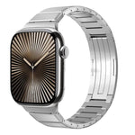 Pulseira de Relógio em Liga de Titânio com Fecho Dobradiço de Uma Conta, Para Apple Watch 46mm / 49mm / 45mm / 44mm, Para Apple Watch 42mm / 41mm / 40mm / 38mm