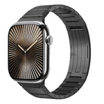 Pulseira de Relógio em Liga de Titânio com Fecho Dobradiço de Uma Conta, Para Apple Watch 46mm / 49mm / 45mm / 44mm, Para Apple Watch 42mm / 41mm / 40mm / 38mm
