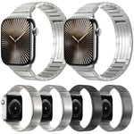 Pulseira de Relógio em Liga de Titânio com Fecho Dobradiço de Uma Conta, Para Apple Watch 46mm / 49mm / 45mm / 44mm, Para Apple Watch 42mm / 41mm / 40mm / 38mm