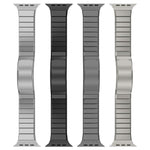 Pulseira de Relógio em Liga de Titânio com Fecho Dobradiço de Uma Conta, Para Apple Watch 46mm / 49mm / 45mm / 44mm, Para Apple Watch 42mm / 41mm / 40mm / 38mm