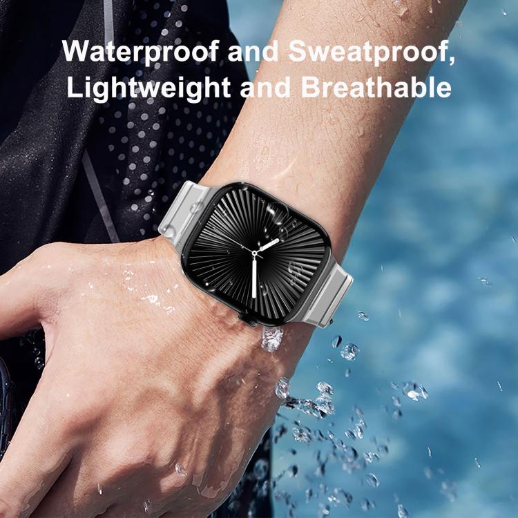 Pulseira de Relógio em Liga de Titânio com Fecho Dobradiço de Uma Conta, Para Apple Watch 46mm / 49mm / 45mm / 44mm, Para Apple Watch 42mm / 41mm / 40mm / 38mm