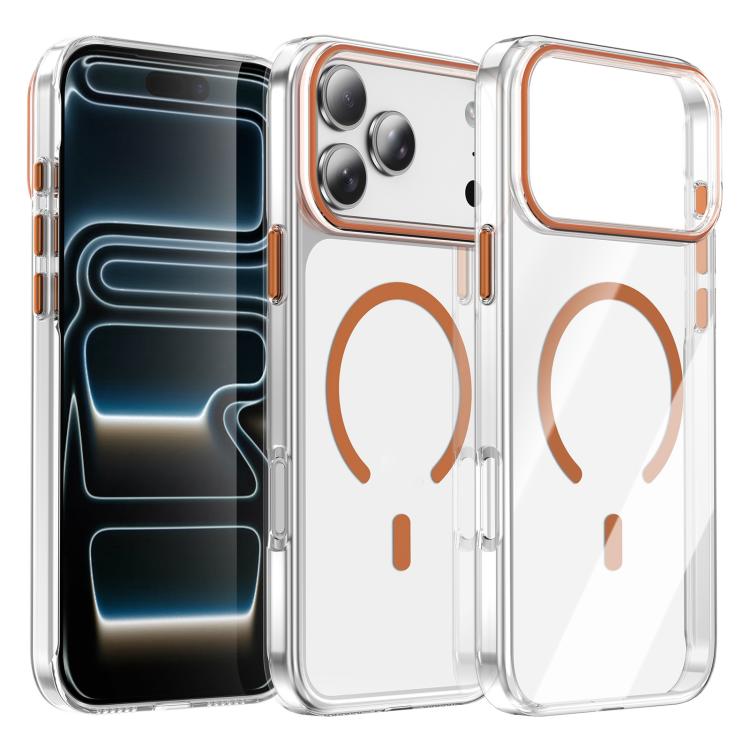 Capa de telemóvel magnética Kemeng em PC transparente, Para iPhone 17 Pro Max, Para iPhone 17 Pro