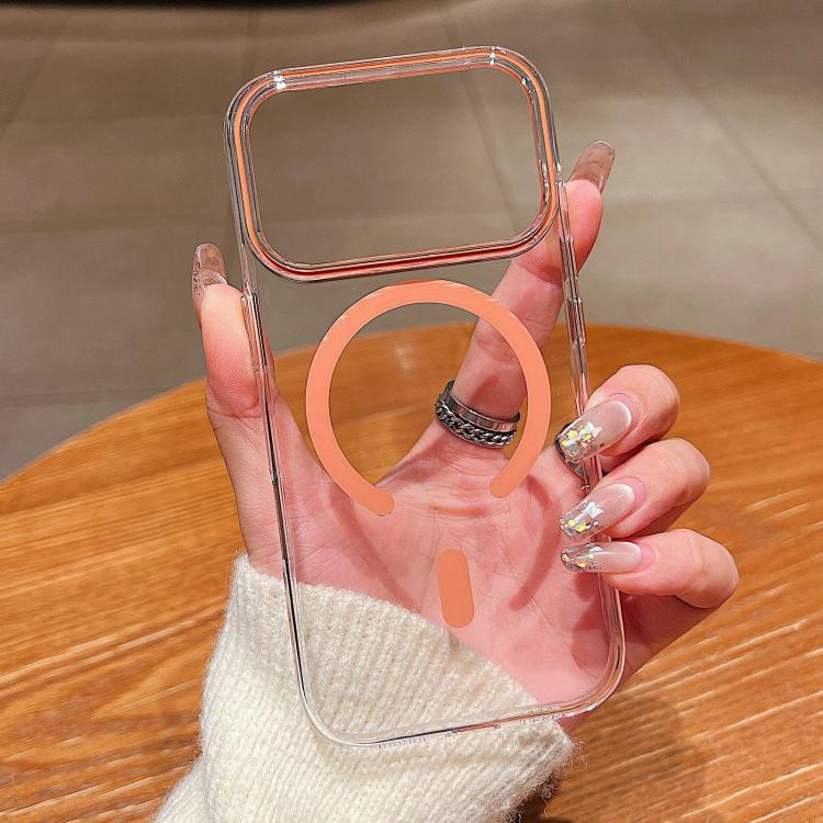 Capa de telemóvel magnética Kemeng em PC transparente, Para iPhone 17 Pro Max, Para iPhone 17 Pro
