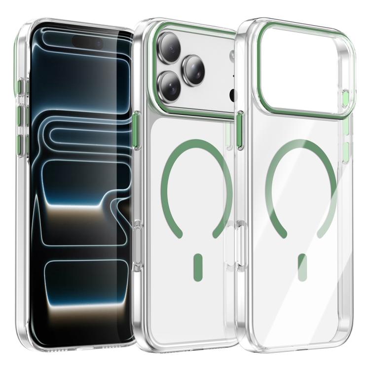 Capa de telemóvel magnética Kemeng em PC transparente, Para iPhone 17 Pro Max, Para iPhone 17 Pro