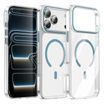 Capa de telemóvel magnética Kemeng em PC transparente, Para iPhone 17 Pro Max, Para iPhone 17 Pro