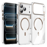 Capa de telemóvel magnética Kemeng em PC transparente, Para iPhone 17 Pro Max, Para iPhone 17 Pro
