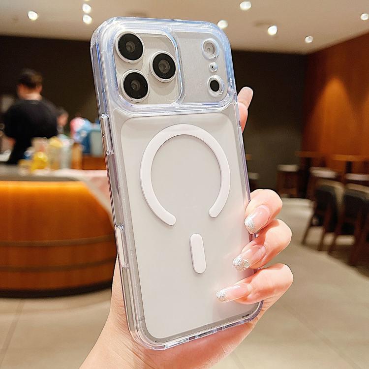 Frosted PC Hybrid TPU Magnetic Phone Case with AI Sensing Key, For iPhone 17 Pro Max, For iPhone 17 Pro, For iPhone 17, For iPhone Air, For iPhone 16 Pro Max, For iPhone 16 Pro, For iPhone 16