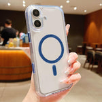 Capa de telemóvel magnética híbrida em TPU com PC fosco e tecla de deteção AI, Para iPhone 17 Pro Max, Para iPhone 17 Pro, Para iPhone 17, Para iPhone Air, Para iPhone 16 Pro Max, Para iPhone 16 Pro, Para iPhone 16