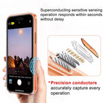 Capa de telemóvel magnética híbrida em TPU com PC fosco e tecla de deteção AI, Para iPhone 17 Pro Max, Para iPhone 17 Pro, Para iPhone 17, Para iPhone Air, Para iPhone 16 Pro Max, Para iPhone 16 Pro, Para iPhone 16