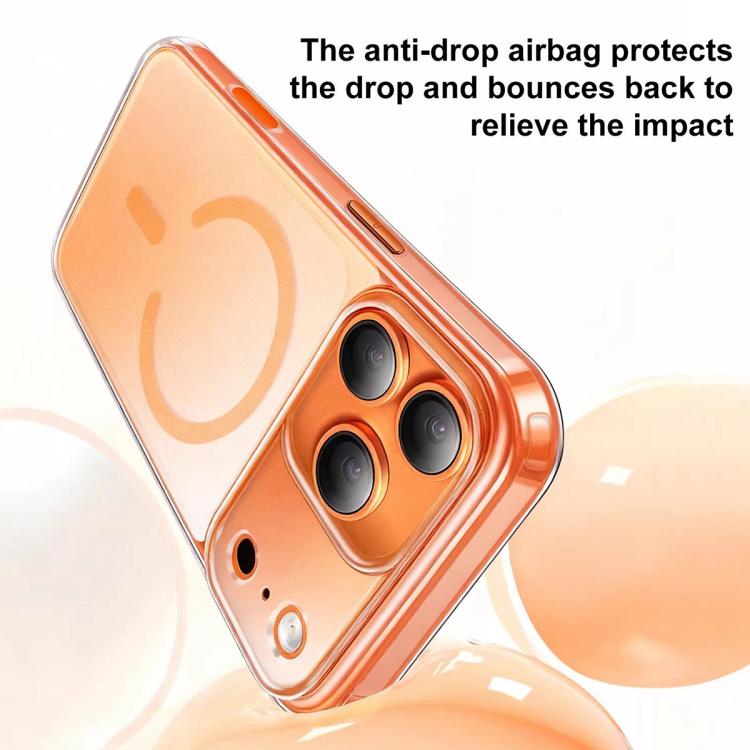 Capa de telemóvel magnética híbrida em TPU com PC fosco e tecla de deteção AI, Para iPhone 17 Pro Max, Para iPhone 17 Pro, Para iPhone 17, Para iPhone Air, Para iPhone 16 Pro Max, Para iPhone 16 Pro, Para iPhone 16