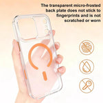 Capa de telemóvel magnética híbrida em TPU com PC fosco e tecla de deteção AI, Para iPhone 17 Pro Max, Para iPhone 17 Pro, Para iPhone 17, Para iPhone Air, Para iPhone 16 Pro Max, Para iPhone 16 Pro, Para iPhone 16