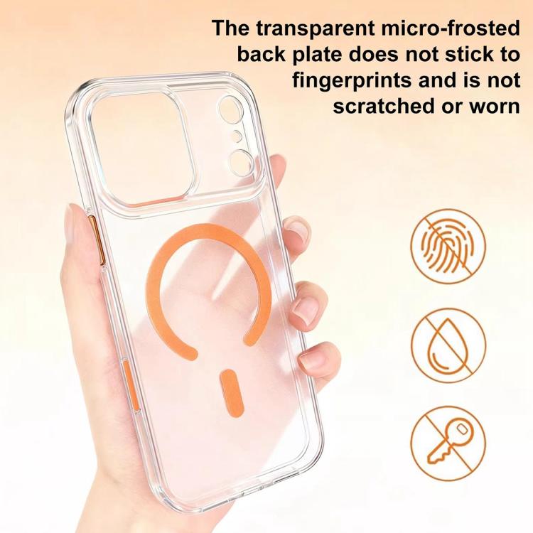 Capa de telemóvel magnética híbrida em TPU com PC fosco e tecla de deteção AI, Para iPhone 17 Pro Max, Para iPhone 17 Pro, Para iPhone 17, Para iPhone Air, Para iPhone 16 Pro Max, Para iPhone 16 Pro, Para iPhone 16