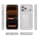 XDcase Clear TPU Card Slot Precision Hole Phone Case, For iPhone 17 Pro Max, For iPhone 17 Pro, For iPhone 17, For iPhone Air
