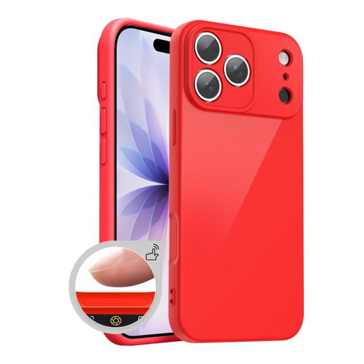 Capa de Telefone XDcase Imitativa de Silicone com Cobertura Total e Botão AI Integrado, Para iPhone 17 Pro Max, Para iPhone 17 Pro