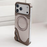Suporte Magnético para Telefone Dolphin Original Cor Metal Sem Moldura com Rotação 360, Para iPhone 17 Pro Max, Para iPhone 17 Pro