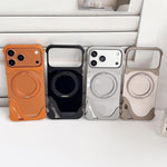 Suporte Magnético para Telefone Dolphin Original Cor Metal Sem Moldura com Rotação 360, Para iPhone 17 Pro Max, Para iPhone 17 Pro