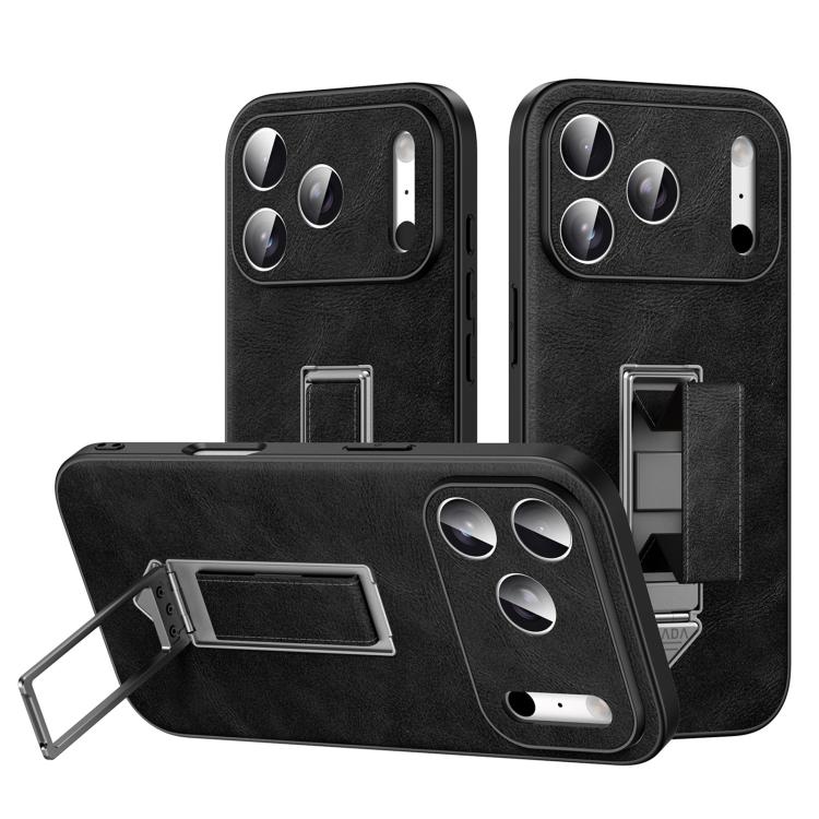 Capa de Telefone SULADA em Pele Falsa com Suporte Metálico Oculto e Pulseira, Para iPhone 17 Pro Max, Para iPhone 17 Pro, Para iPhone 17, Para iPhone 16 Pro Max, Para iPhone 16 Pro, Para iPhone 16