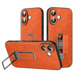 Capa de Telefone SULADA em Pele Falsa com Suporte Metálico Oculto e Pulseira, Para iPhone 17 Pro Max, Para iPhone 17 Pro, Para iPhone 17, Para iPhone 16 Pro Max, Para iPhone 16 Pro, Para iPhone 16